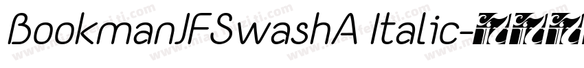BookmanJFSwashA Italic字体转换